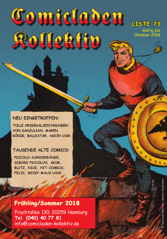 Originalzeichnung: Titelbild Angebotsliste 56